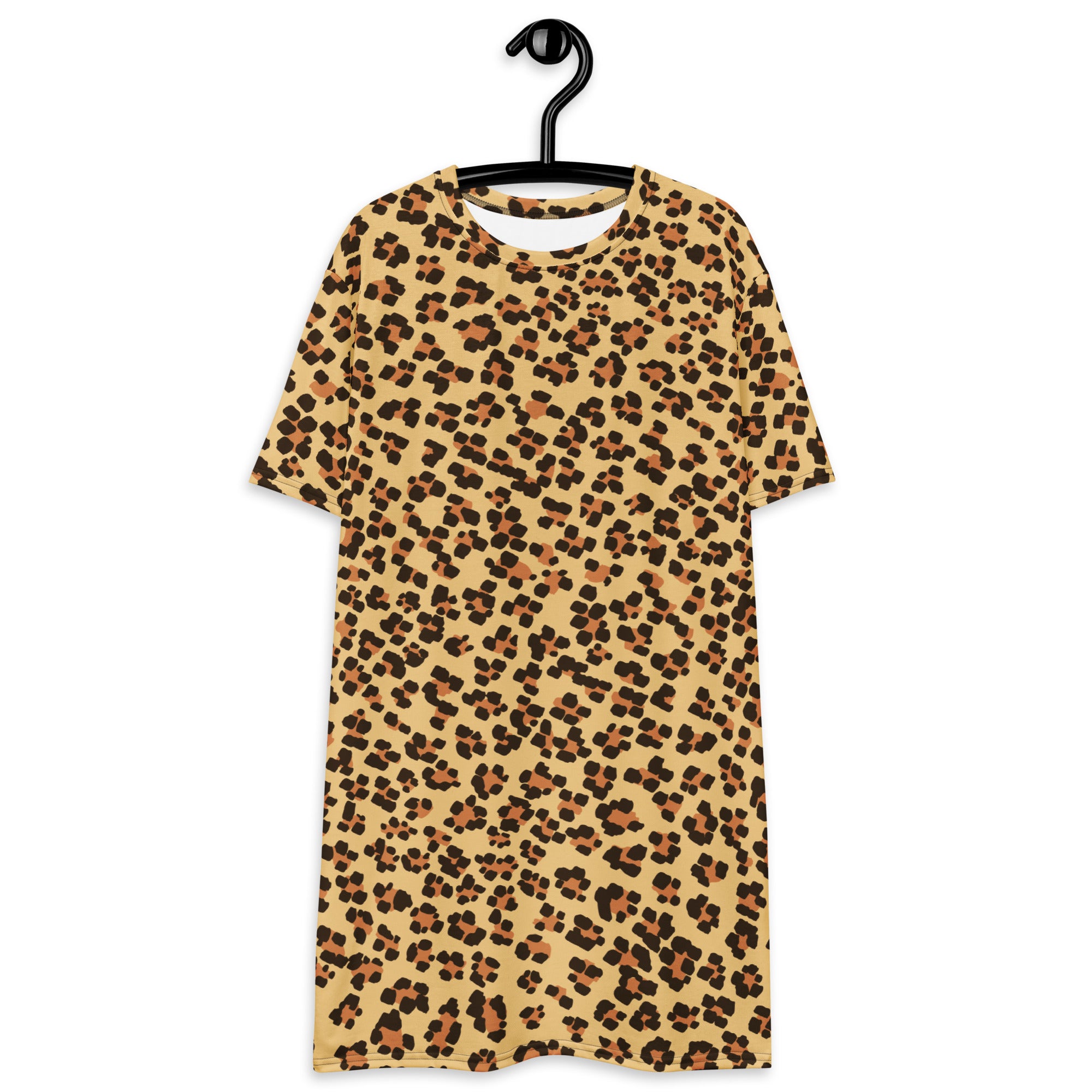 Leopard Print T-Shirt Dress
